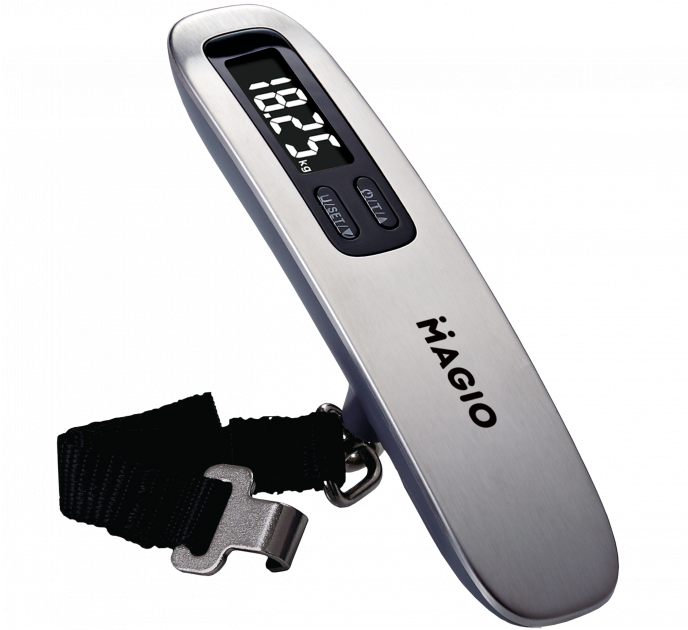 Ваги багажні Magio MG-146 ∙ Електронні дорожні кантери для багажу до 50 кг