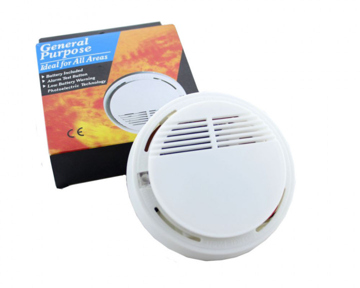 Датчик диму для домашньої сигналізації ∙ Детектор задимлення бездротової JYX SS168 85 дБ - мініатюра 3