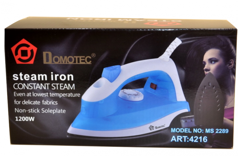 Праска парова з керамічною підошвою Domotec MS 2289 ∙ Праска з парою, 1200 Вт - мініатюра 3
