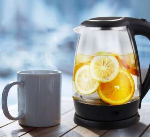 Чайник електричний скляний Domotec MS-8110 Електрочайник з підсвіткою води - мініатюра 4