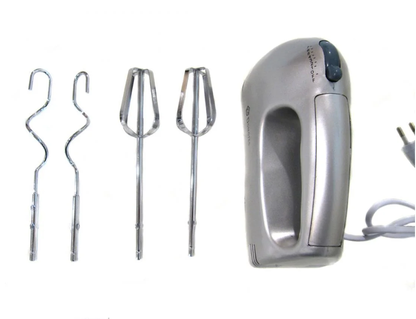 Міксер DOMOTEC MS-1133 2 в 1 стаціонарний / ручний ∙ Міксер – блендер – тістоміс з металевою чашею 2л - мініатюра 3