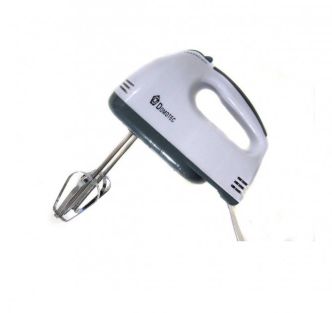 Міксер DOMOTEC MS-1366 з чашею 2 в 1 ручний / стаціонарний ∙ 7 режимів - мініатюра 3