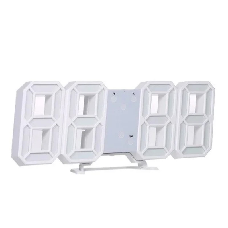 Годинник настільний електронний LY 1089 з підсвіткою ∙ Сині цифри - мініатюра 3