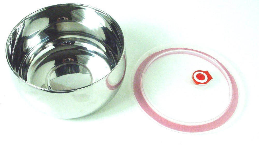 Набір судочків UNIQUE UN-1516 ∙ Судок із нержавіючої сталі 3 шт у комплекті з кришками - мініатюра 2