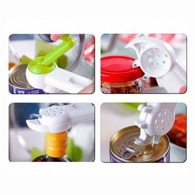 Універсальна механічна відкривачка Kitchen CanDo 7 в 1 ∙ Консервний ніж – відкривалка 7 в 1 Kitchen CanDo для відкривання будь-яких кришок, банок та пляшок - мініатюра 6