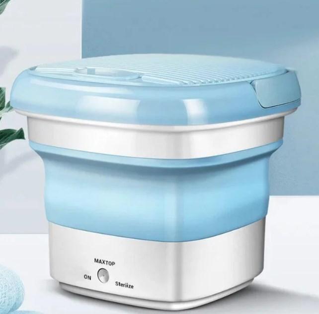Складна пральна машина портативна мини-машинка для прання Maxtop Silicon Washing Machine
