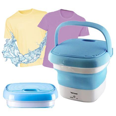 Складна пральна машина портативна мини-машинка для прання Maxtop Silicon Washing Machine - мініатюра 2