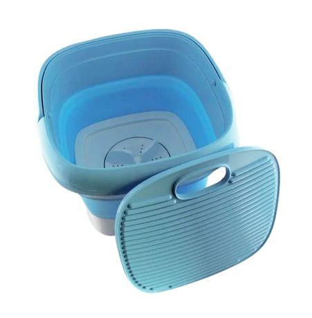 Складна пральна машина портативна мини-машинка для прання Maxtop Silicon Washing Machine - мініатюра 3