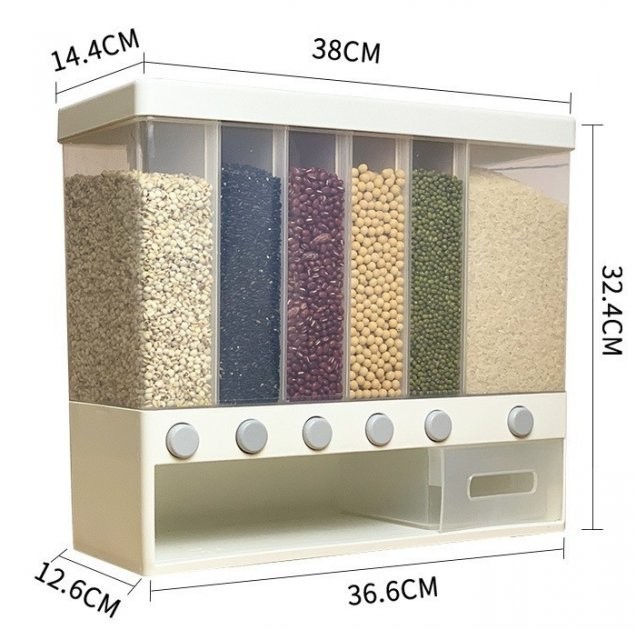 Кухонний органайзер для круп та сипучих продуктів Kitchen master - мініатюра 3