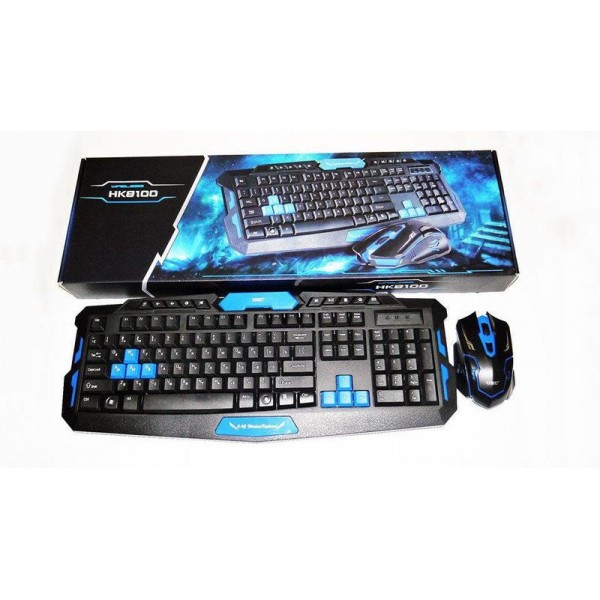 Комплект Бездротова ігрова Bluetooth клавіатура + Миша UTM HK-8100 з підсвіткою - мініатюра 5