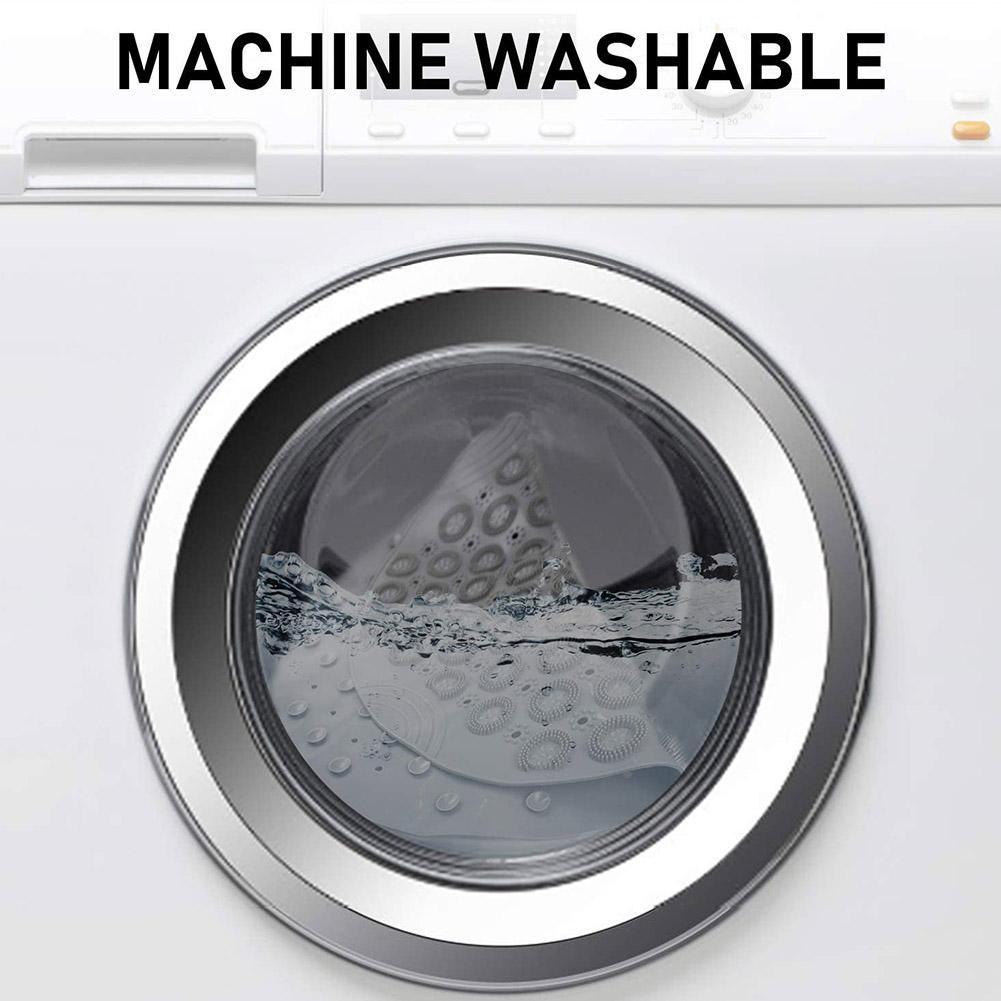 Антиковзний масажний килимок для ванної на присосках ∙ Акупунктурний килимок ПВХ для ніг у ванну кімнату - мініатюра 8