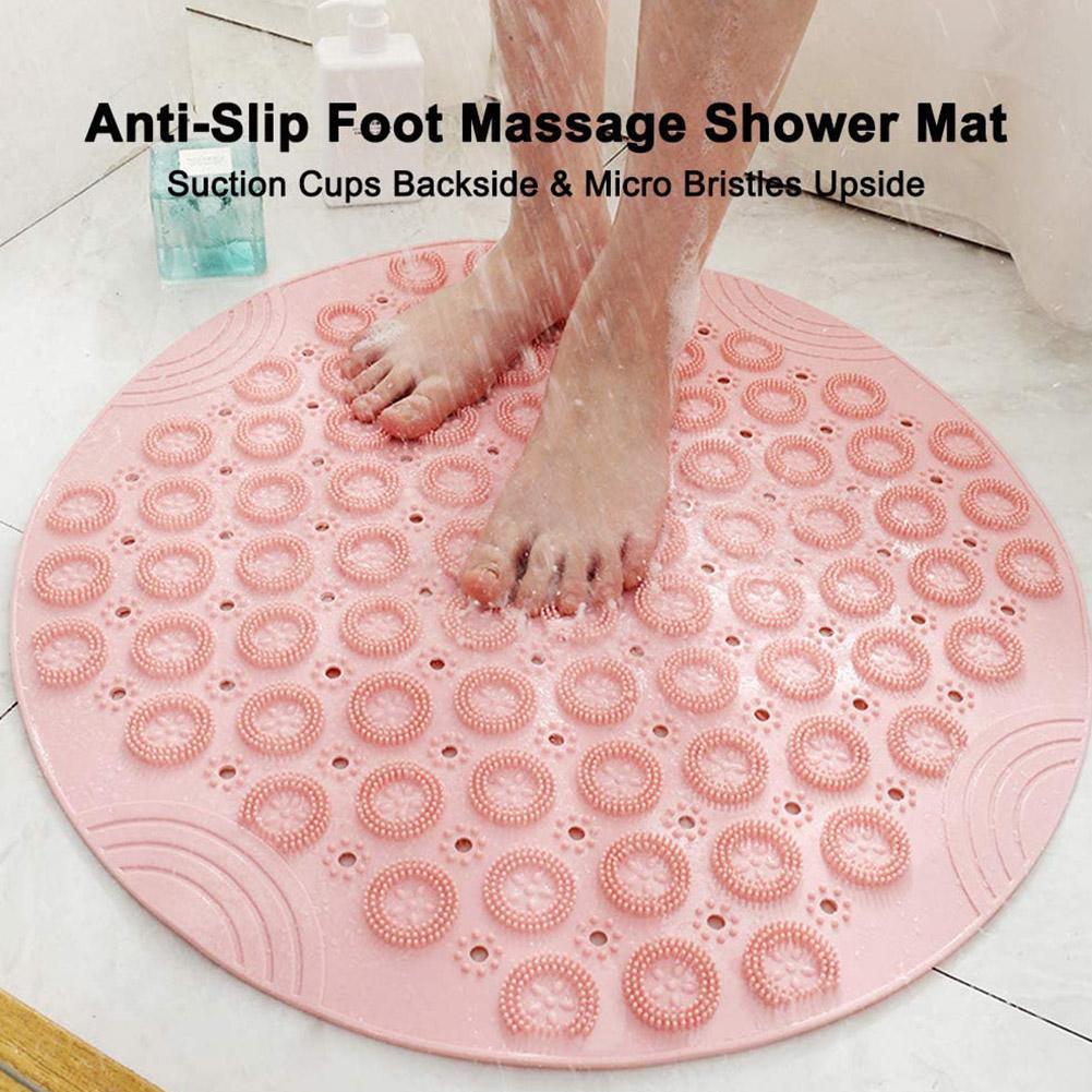 Антиковзний масажний килимок для ванної на присосках ∙ Акупунктурний килимок ПВХ для ніг у ванну кімнату - мініатюра 11