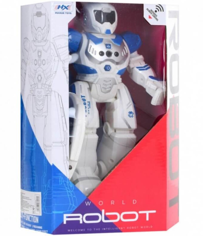 Інтерактивний робот-поліцейський на радіокеруванні 1609 ∙ Багатофункціональна іграшка Робот з пультом керування ∙ USB зарядка - мініатюра 3