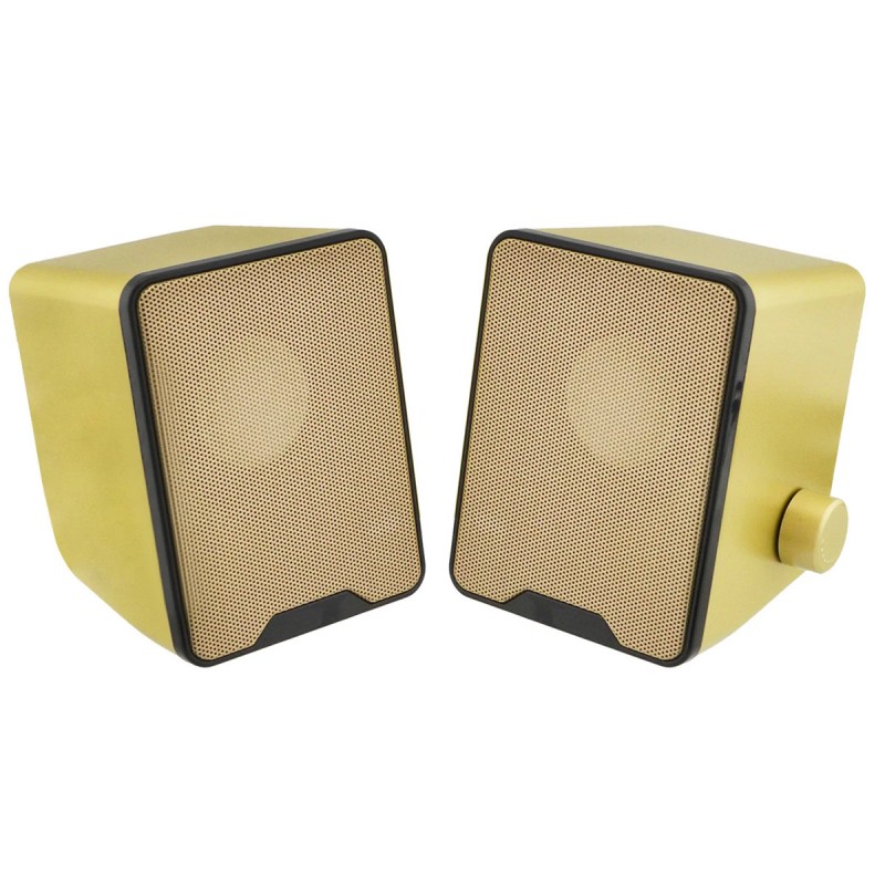 Компактні USB колонки для комп'ютера, ноутбука SPEAKER FT-280 2.0 ∙ Портативна акустика 2х3W - мініатюра 2