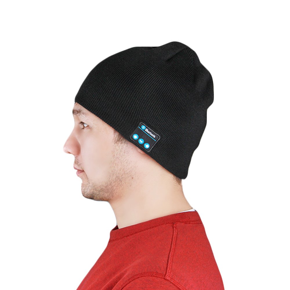 Шапка із вбудованими bluetooth навушниками SPS Hat BT ∙ Портативна колонка-шапка Bluetooth music hat - мініатюра 4