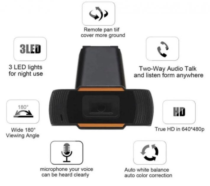 Веб камера з мікрофоном M1 - мініатюра 5