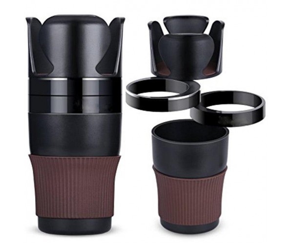 Автомобільний холдер підстаканник у машину Car holder Multi cup 5 в 1 ∙ Мультичашка – органайзер тримач склянок, напоїв, телефону та аксесуарів