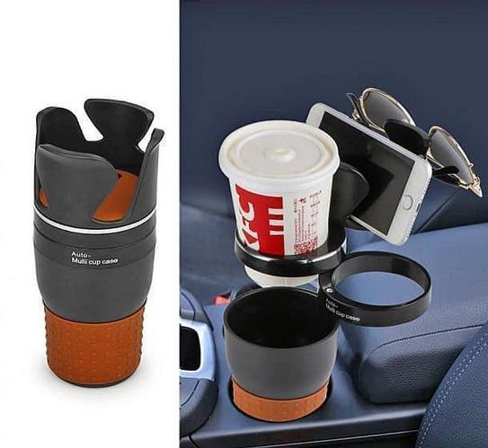 Автомобільний холдер підстаканник у машину Car holder Multi cup 5 в 1 ∙ Мультичашка – органайзер тримач склянок, напоїв, телефону та аксесуарів - мініатюра 10