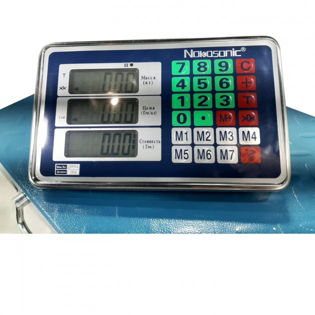 Бездротові електронні платформні ваги з Wi Fi до 300 кг NOKASONIC NK-300 ∙ РК-дисплей з підсвіткою ∙ Посилена платформа ∙ Вбудований акумулятор - мініатюра 3