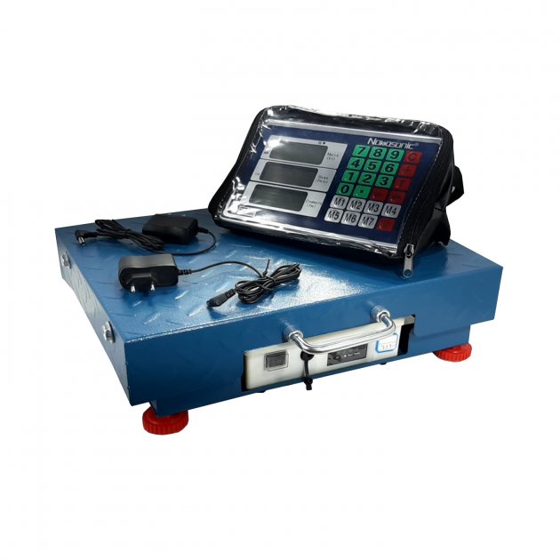 Бездротові електронні платформні ваги з Wi Fi до 300 кг NOKASONIC NK-300 ∙ РК-дисплей з підсвіткою ∙ Посилена платформа ∙ Вбудований акумулятор - мініатюра 5