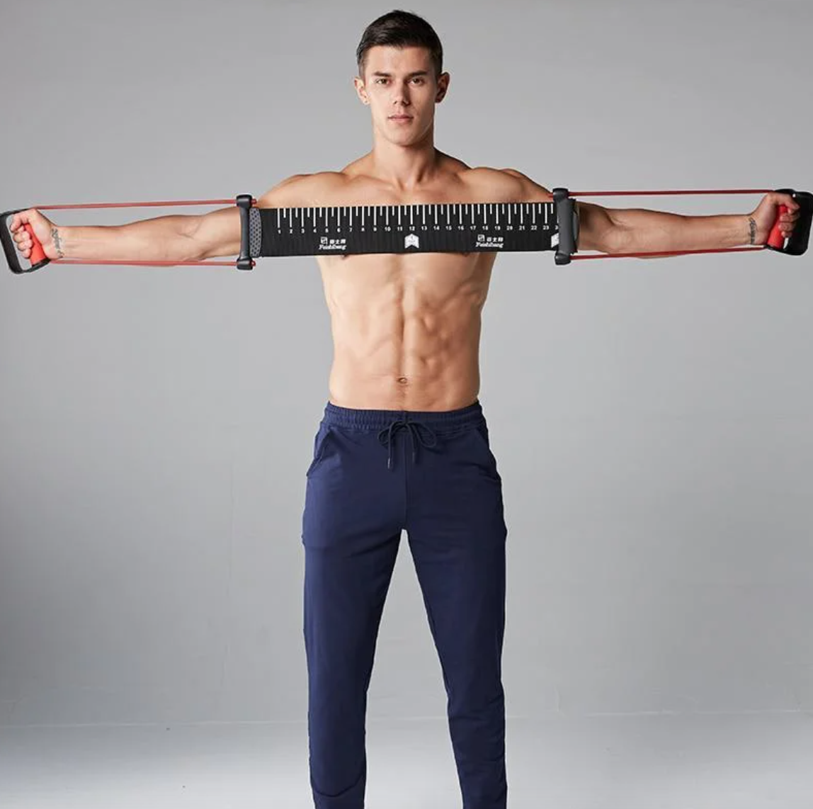 Тренажер – еспандер для фітнесу та тренувань Lutino Multi Function Puller Багатофункціональний силовий тренажер для рук, спини, преса, зміцнення всього тіла - мініатюра 3