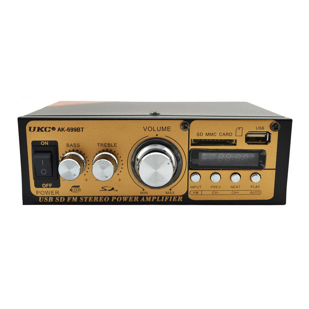 Підсилювач звуку UKC AK-699 BT ∙ Стерео-аудіо підсилювач потужності звуку ∙ Bluetooth ∙ FM радіо ∙ USB ∙ SD ∙ Пульт ДК - мініатюра 2