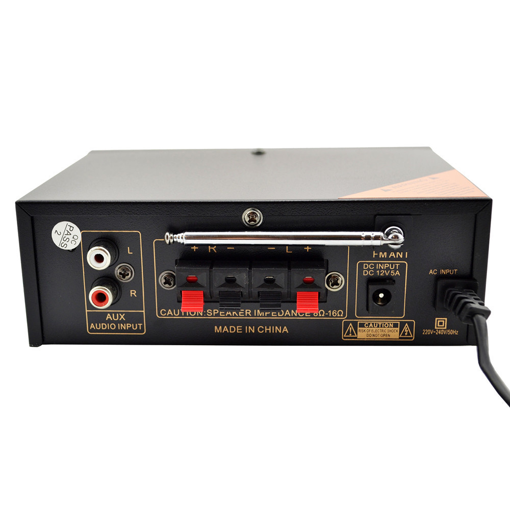 Підсилювач звуку UKC AK-699 BT ∙ Стерео-аудіо підсилювач потужності звуку ∙ Bluetooth ∙ FM радіо ∙ USB ∙ SD ∙ Пульт ДК - мініатюра 3