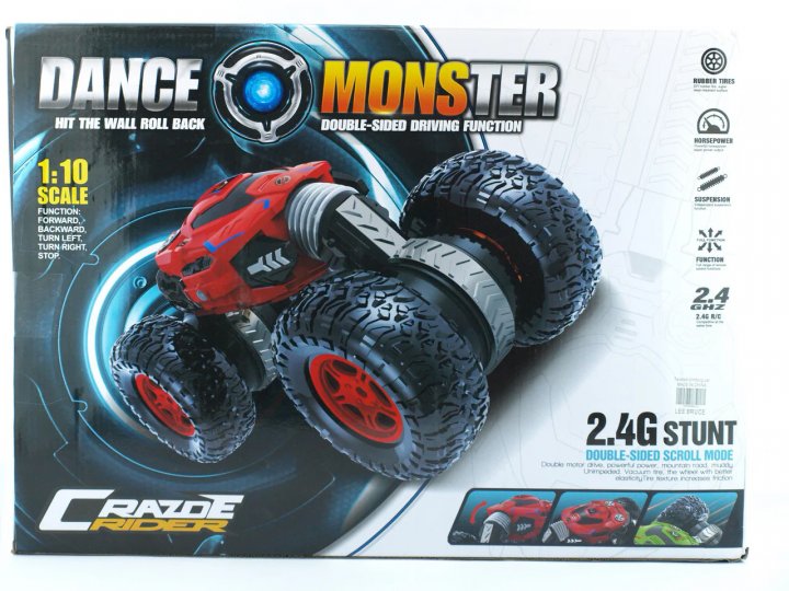 Радіокерована машинка - перевертень Dance Monster RQ-2028 Трансформер - всюдихід на радіокеруванні, 38 см - мініатюра 11