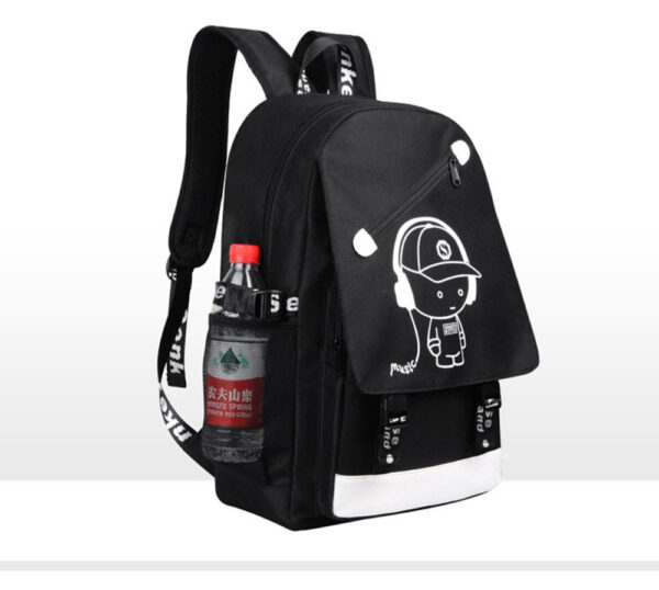 Міський повсякденний рюкзак, що світиться у темряві ∙ Ранець для школи, спорту, туризму - мініатюра 2