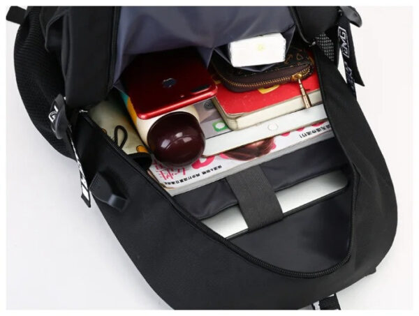 Міський повсякденний рюкзак, що світиться у темряві ∙ Ранець для школи, спорту, туризму - мініатюра 3