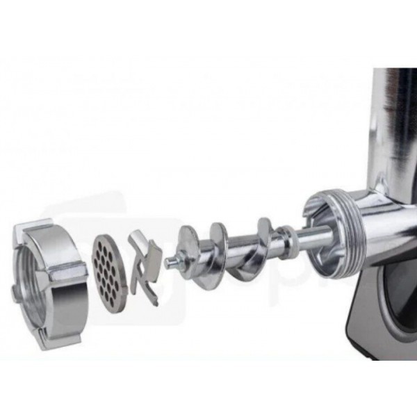 Електром'ясорубка з соковитискачем Domotec MS 2023 м'ясорубка електрична з насадками для приготування ковбасок, кеббе та свіжого соку - мініатюра 3