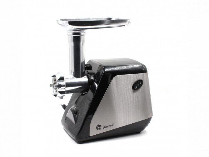 Електром'ясорубка з соковитискачем Domotec MS 2023 м'ясорубка електрична з насадками для приготування ковбасок, кеббе та свіжого соку - мініатюра 4