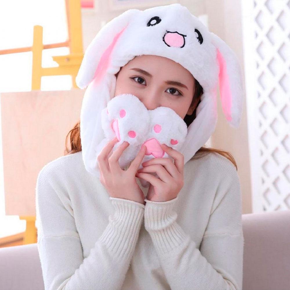 Шапка з рухомими вушками з LED підсвічуванням Дитяча шапка - мініатюра 2