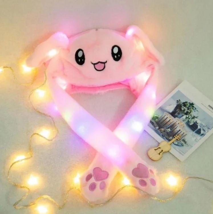 Шапка з рухомими вушками з LED підсвічуванням Дитяча шапка - мініатюра 3