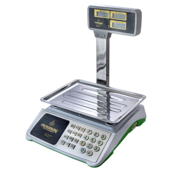 Ваги торгові Crownberg CB-5008 з лічильником ціни та стійкою, до 50 кг - мініатюра 3