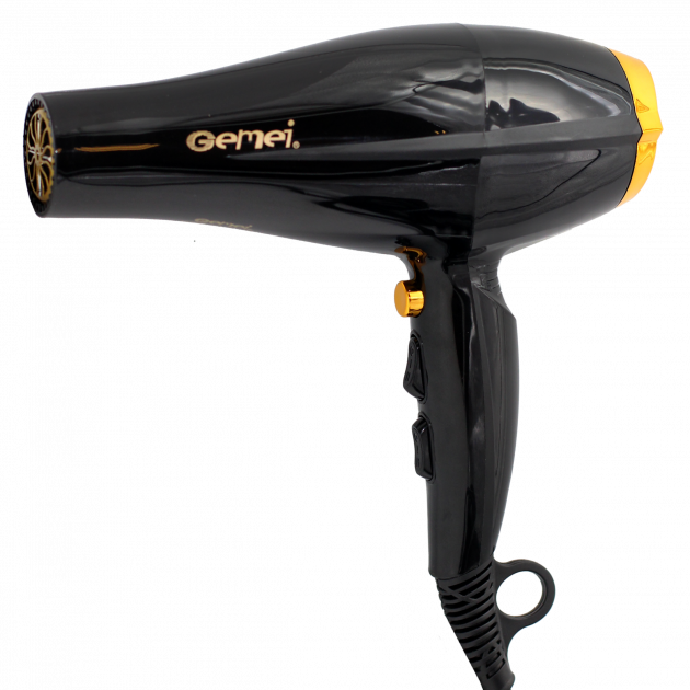 Фен для волосся Gemei GM-1780 з холодним обдувом та 2 режимами температури - мініатюра 2