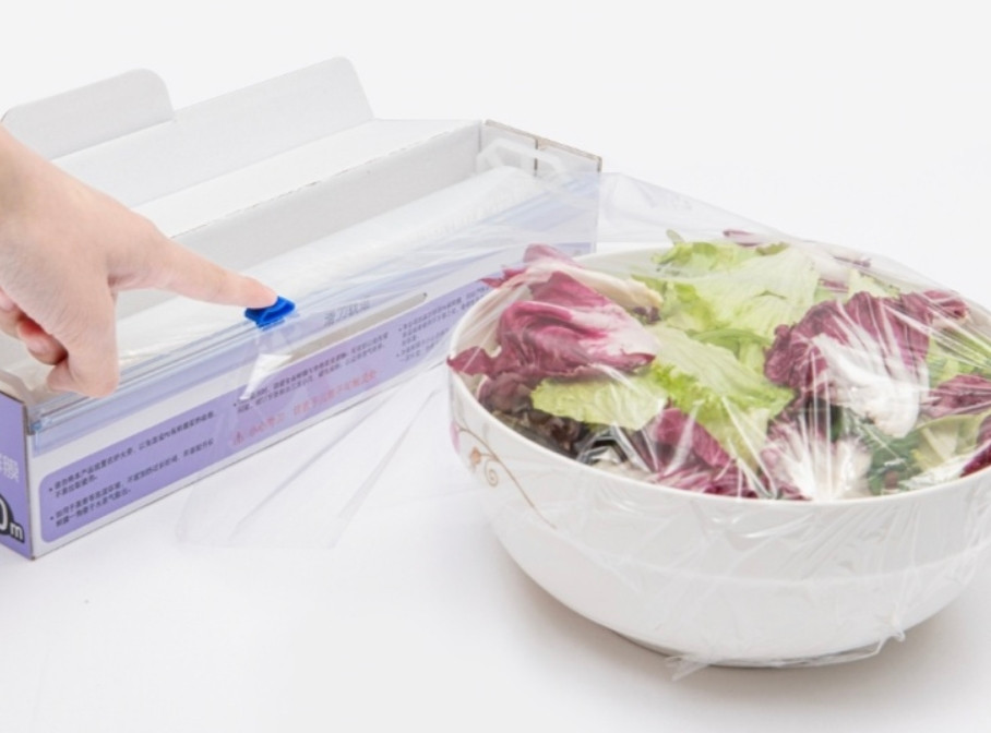 Кухонний органайзер – диспенсер для харчової плівки ∙ Тримач бокс із вбудованим ножем для зберігання та відрізання плівки, фольги, пергаментного паперу