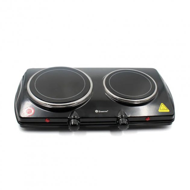 Настільна інфрачервона керамічна електроплита Domotec MS 5852 ∙ Електрична плита на дві конфорки 2 х 900 Вт - мініатюра 3
