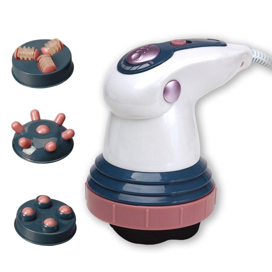 Інфрачервоний ручний масажер Body Innovation ∙ Антицелюлітний вібромасажер з насадками для всього тіла - мініатюра 3