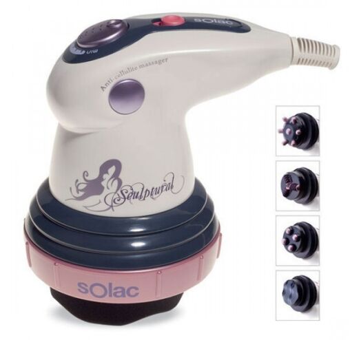 Інфрачервоний ручний масажер Body Innovation ∙ Антицелюлітний вібромасажер з насадками для всього тіла - мініатюра 7