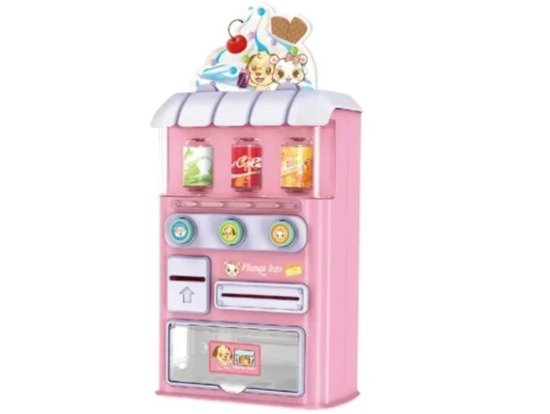 Дитячий іграшковий торговельний автомат з напоями Ігровий набір для гри в магазин Vending Machine Drink Voice 8288 - мініатюра 2