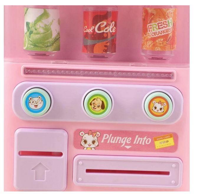 Дитячий іграшковий торговельний автомат з напоями Ігровий набір для гри в магазин Vending Machine Drink Voice 8288 - мініатюра 3