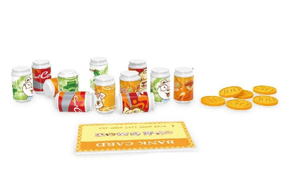 Дитячий іграшковий торговельний автомат з напоями Ігровий набір для гри в магазин Vending Machine Drink Voice 8288 - мініатюра 4