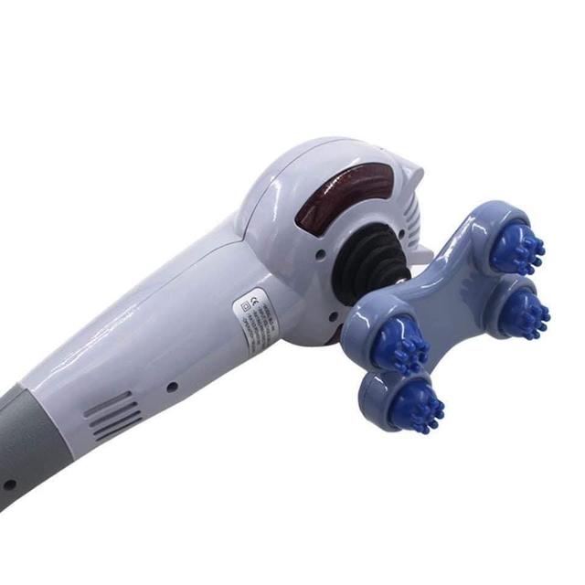 Ручний вібраційний масажер універсальний для тіла Maxtop Magic Massager 8 в 1 Вібромасажер з інфрачервоним випромінюванням і насадками - мініатюра 8