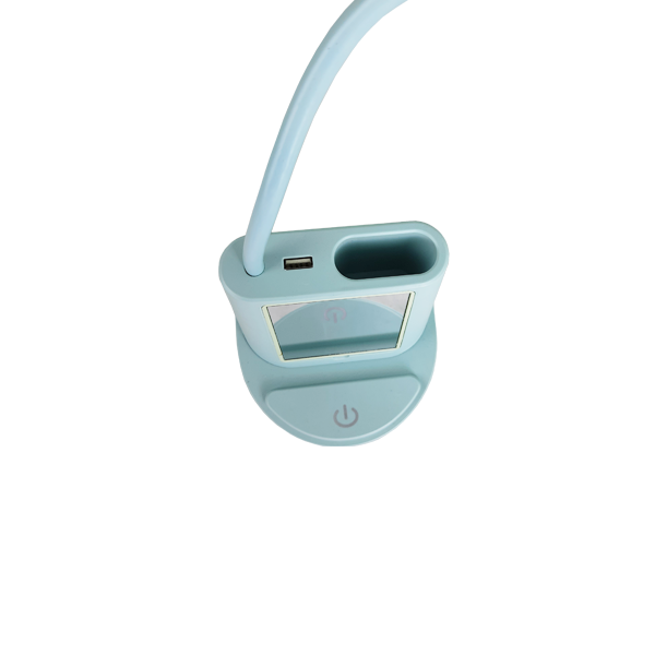 Настільна світлодіодна смарт-лампа з дзеркалом та тримачем для телефону YW9070 - мініатюра 5