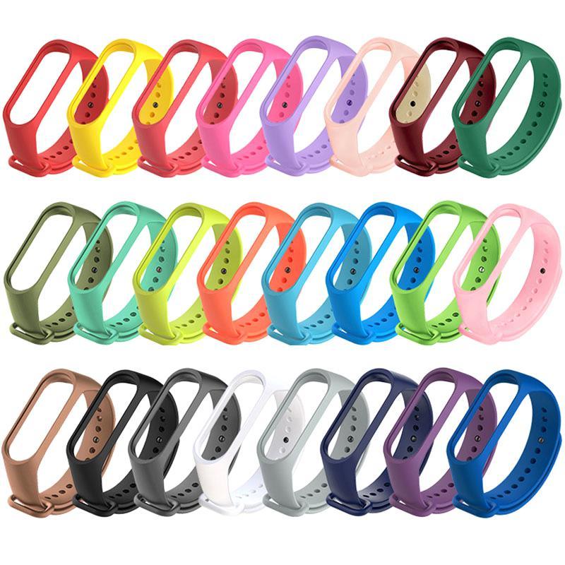 Змінний силіконовий ремінець для фітнес браслета Розумний годинник М5/М6 Smart Band - мініатюра 3