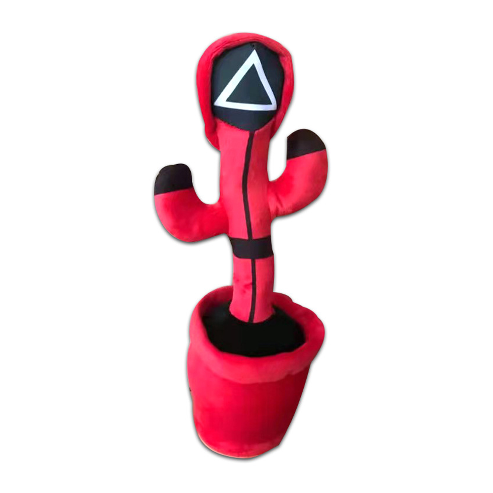 М'яка іграшка - повторюшка Гра в кальмара ∙ Танцюючий співаючий кактус Squid Game - мініатюра 7