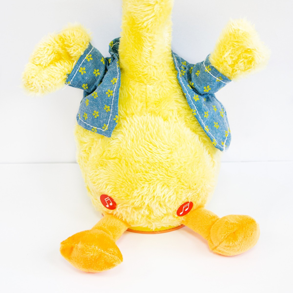 Інтерактивна дитяча розмовляюча іграшка – повторюшка Гусак Dansing Duck ∙ Музична танцююча качка повторюха з LED підсвіткою - мініатюра 3