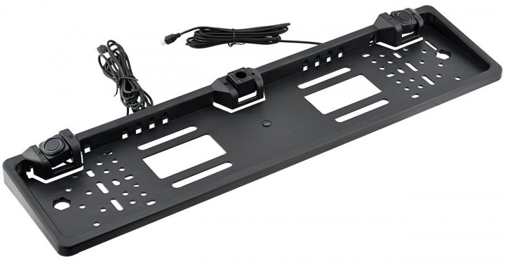 Автомобільна рамка з камерою заднього виду 16LED Камера у рамці знака з підсвічуванням номера - мініатюра 6