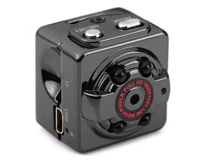 Міні камера SQ8 з мікрофоном та датчиком руху на прищіпці ∙ Нічне бачення ∙ Кольоровий запис Full HD 1080P 12 Мп ∙ micro SD ∙ USB - мініатюра 3